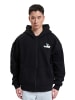 Just Rhyse Zip-Kapuzenpullover in black