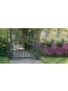 SONGMICS Gartentor Patya in Grau - (B)106 x (H)145 x (T)6 cm