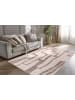 Vivorum Wohnzimmer Kurzflor Teppich Bluster 325 in taupe