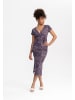 MELA V-Neck Kleid lang SHREOSHI