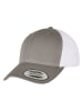  Flexfit  Flexfit Caps YP CLASSICS RECYCLED RETRO TRUCKER CAP 2-TONE in grey/white