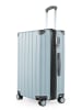 Hauptstadtkoffer Q-Damm - Mittelgroßer Hartschalenkoffer Trolley TSA, 68cm, 4 Rollen, 89 L in Pool blau