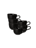 Seltmann Weiden 6er Set Espressotassen Liberty Velvet Black 100 ml in schwarz