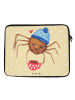 Mr. & Mrs. Panda Laptop Tasche Spinne Agathe Kaffee ohne Spruch in Gelb Pastell