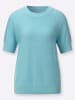 WITT WEIDEN Kurzarm-Pullover in aquamarin