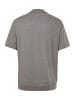 Men Plus Poloshirt in grau melange