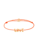 Echtzeit Armband Love Letters in orange