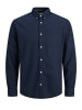 Jack & Jones Hemd 'OXFORD' in dunkelblau