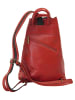 Samantha Look Rucksack echt Leder in rot