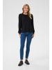 Kaffe Langarm-Bluse KAcharlotte Regular fit in Black Deep