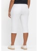 sheego Caprijeans in white Denim