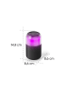 Hama Bluetooth-Lautsprecher "Can Speaker", 4 LED-Licht-Modi, 5W, Schwarz