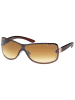 BEZLIT Damen Sonnenbrille in Braun mit Strass