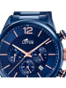 Lotus Analog-Armbanduhr Lotus Khrono blau groß (ca. 43mm)