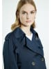 DreiMaster Vintage Kurze Trenchjacke in Marine