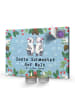 Mr. & Mrs. Panda Duftkerzen Adventskalender Panda Beste Schweste... in Eisblau