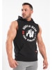 Gorilla Wear Ärmelloser Kapuzenpullover Marshall – Schwarz – Größe M