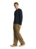Polo Club T-Shirt MAN MOMO LONG SLEEVE LOOSE FIT in Navy Blau