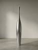 KADIMA DESIGN Deko Vase groß BOTTLE L Aluminium modern mit 1 Öffnung in Silber