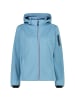 cmp Softshelljacke WOMAN JACKET ZIP HOOD in Blau