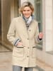 WITT WEIDEN Longjacke in beige-grau-meliert