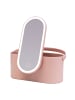 Ailoria MAGNIFIQUE Beautycase mit dimmbarem LED-Spiegel (USB) in rosa