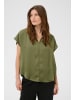 Soaked in Luxury Langarm-Bluse SLParis in Oil Green