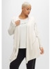 sheego by Joe Browns Longstrickjacke in offwhite