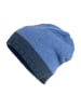 elkline Beanie Hat Up in blue - denim