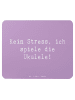 Mr. & Mrs. Panda Mouse Pad Spruch Ukulele Entspannung mit Spruch in Lavendeltraum