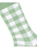 Burlington Vichy Socke in Quiet gree
