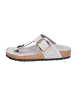 Birkenstock Pantoletten in High-Shine Stone Coin