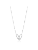 Ania Haie Halskette The Mini Heart Link in silber