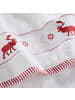 Erwin Müller Frottier Handtuch 2er-Pack in weiß/rot