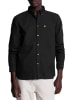 Lyle & Scott Langarmhemd in Schwarz