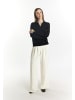 DreiMaster Klassik Damen Strickpullover in Schwarz