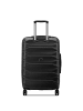 Delsey Meteor 4 Rollen Kofferset 3-teilig mit Dehnfalte in black