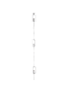 näve Zubehör "3er Pendel" in chrome - (L)5 cm x (B)5 cm x (H)475 cm