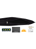 JACK 2er Set Outdoor Kissenhülle 30x50cm in Schwarz