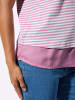 WITT WEIDEN Ringelshirt in orchidee-ecru-geringelt