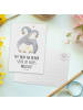 Mr. & Mrs. Panda Postkarte Papa Möglichmacher mit Spruch in Weiß