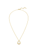 Rafaela Donata Halskette aus Sterling Silber mit Zirkonia und Muschelkernperle in gelbgold