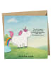 Mr. & Mrs. Panda Deluxe Karte Einhorn Pupsen Design mit Spruch in Weiß