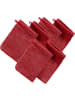 Erwin Müller Frottier Waschhandschuh 6er-Pack Heidelberg in rot
