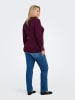 ONLY Carmakoma Bluse in Mauve Wine