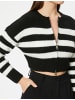 KOTON Cardigan in Schwarz Gestreift