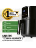 Gourmetmaxx GOURMETmaxx Heißluftfritteuse, 4,5 l - Farb-Icons, LED-Touchscreen - 8 Programm