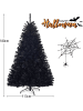 COSTWAY Künstlicher Weihnachtsbaum in Schwarz