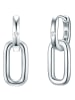 Lulu & Jane Diamant-Creolen Sterling Silber Diamant in silber