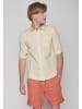 GreenBomb Hemd Basic in Creme Weiß